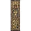 Safavieh HG911A-26 2 ft. - 3 in. x 6 ft. Runner; Traditional Heritage Multi And Burgundy Hand Tufted Rug