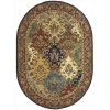 Safavieh HG911A-8OV 7 ft. - 6 in. x 9 ft. - 6 in. Oval; Traditional Heritage Multi And Burgundy Hand Tufted Rug -Rugs&Mats Official Shop Unbeatablesale20Inc sfvh39031xx650xx9f1179