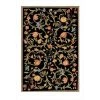 Safavieh HK248B-8OV 7 ft. - 6 in. x 9 ft. - 6 in. Oval; Country & Floral Chelsea Black Hand Hooked Rug -Rugs&Mats Official Shop Unbeatablesale20Inc sfvh40896xx650xx3c0071