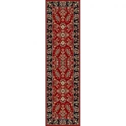 Safavieh LNH331B-28 2 ft. 3 in. x 8 ft. Runner Lyndhurst Red & Black Traditional Rug