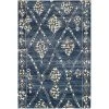 Safavieh MOR553B-9 9 x 12 ft. Large Rectangle Contemporary Moroccan Blue & Black Hand Knotted Rug -Rugs&Mats Official Shop Unbeatablesale20Inc sfvh45016xx650xxa086c9