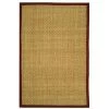 Safavieh NF114D-6SQ 6 x 6 ft. Square Casual Natural & Red Natural Fiber Rug -Rugs&Mats Official Shop Unbeatablesale20Inc sfvh45846xx1200xx9a1193