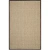 Safavieh NF114K-4 4 x 6 ft. Small Rectangle Casual Natural & Dark Brown Natural Fiber Rug -Rugs&Mats Official Shop Unbeatablesale20Inc sfvh45891xx1200xx4149df