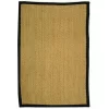 Safavieh NF115C-5 5 x 8 ft. Medium Rectangle Casual Natural & Black Natural Fiber Rug