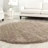 Safavieh SG151-2424-4R 4 x 4 ft. Round Taupe California Shag Rug -Rugs&Mats Official Shop Unbeatablesale20Inc sfvh49137xx650xx65777b