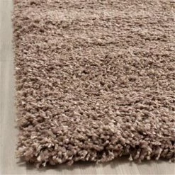 Safavieh SG151-2424-5 5 ft. 3 in. x 7 ft. 6 in. Medium Rectangle Taupe California Shag Rug