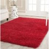Safavieh SG151-4040-9 8 ft. 6 in. x 12 ft. Large Rectangle Red California Shag Rug
