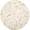 Safavieh SG455-1113-7R 6 ft. 7 in. x 6 ft. 7 in. Round Cream & Beige Florida Shag Rug -Rugs&Mats Official Shop Unbeatablesale20Inc sfvh49672xx650xxa299c9