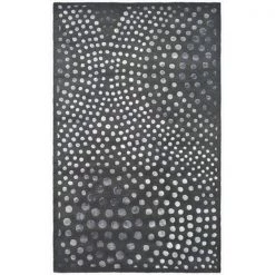 Safavieh SOH654A-8R 8 x 8 ft. Round Contemporary Soho Dark Grey Hand Tufted Rug