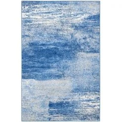 Safavieh ADR112F-8 Adirondack Power Loomed Rectangle Rug; Silver - Blue; 8 x 10 ft.