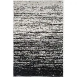 Safavieh ADR113A-8 Adirondack Power Loomed Rectangle Rug; Silver - Black; 8 x 10 ft.