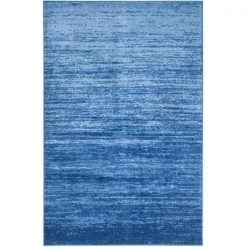 Safavieh ADR113F-4 Adirondack Power Loomed Rectangle Rug; Light Blue - Dark Blue; 4 x 6 ft.