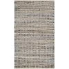 Safavieh CAP352A-2 Cape Cod Hand WOVEN Accent Rug; Natural - Blue; 2 x 3 ft.