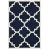 Safavieh CHT730C-2 Chatham Hand Tufted Accent Rug; Dark Blue - Ivory; 2 x 3 ft. -Rugs&Mats Official Shop Unbeatablesale20Inc sfvh60812xx650xxcdcdaa