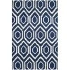 Safavieh CHT731C-4 Chatham Hand Tufted Rectangle Rug; Dark Blue - Ivory; 4 x 6 ft. -Rugs&Mats Official Shop Unbeatablesale20Inc sfvh60921xx650xxf7d47f