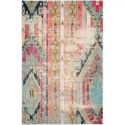 Safavieh MNC222F-4 Monaco Power Loomed Rectangle Rug; Multi; 4 x 5 ft. 7 in.