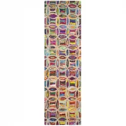 Safavieh NAN441A-29 Nantucket Hand Tufted Rectangle Rug; Multi; 2 ft. 3 in. x 9 ft.