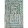 Safavieh NAN603A-4 Nantucket Hand Tufted Rectangle Rug; Teal; 4 x 6 ft.