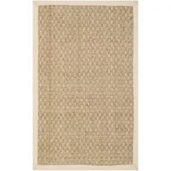 Safavieh NF114A-2 Natural Fiber Power Loomed Accent Rug; Natural - Beige; 2 x 3 ft.