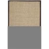Safavieh NF114K-24 Natural Fiber Power Loomed Runner Rug; Natural - Dark Brown; 2 ft. 6 in. x 4 ft.