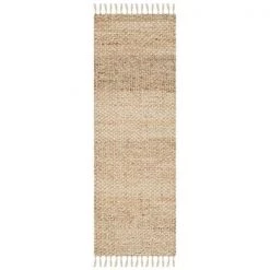 Safavieh NF733A-215 Natural Fiber Hand Woven Runner Rug; Natural; 2 ft. 3 in. x 15 ft.