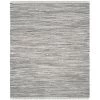 Safavieh RAR121A-8 Rag Rug Hand Woven Large Rectangle Rug; Grey - Multi; 8 x 10 ft.