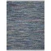 Safavieh RAR121C-9 Rag Rug Hand Woven Large Rectangle Rug; Ink - Multi; 9 x 12 ft.