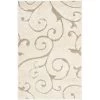 Safavieh SG455-1113-24 Florida Shag Power Loomed Rectangle Rug; Cream - Beige; 2 ft. 3 in. x 4 ft. -Rugs&Mats Official Shop Unbeatablesale20Inc sfvh67452xx650xxba92ef