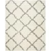 Safavieh SGD257F-6 Dallas Shag Power Loomed Rectangle Rug; Ivory - Grey; 6 x 9 ft. -Rugs&Mats Official Shop Unbeatablesale20Inc sfvh67670xx650xx260fdb