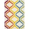 Safavieh SGK561A-8 Safavieh Kids Shag Power Loomed Rectangle Rug; Ivory - Multi; 8 x 10 ft.