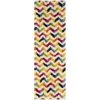 Safavieh SGK565A-27 Safavieh Kids Shag Power Loomed Runner Rug; Ivory - Multi; 2 ft. 3 in. x 7 ft.
