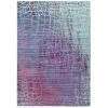 Safavieh VAL204D-5 Valencia Power Loomed Rectangle Rug; Blue - Fuchsia; 5 x 8 ft.