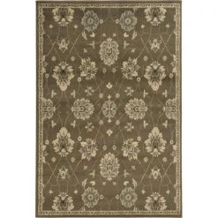 Sphinx By Oriental Weavers Oriental Weavers Brentwood 1330E 5x8 Rectangle - Brown/ Beige-Polypropylene