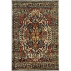 Sphinx By Oriental Weavers Oriental Weavers Sedona 6382B 6x9 Rectangle - Red/ Multi-Nylon/PolyP