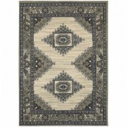 Sphinx By Oriental Weavers Oriental Weavers Highlands 6658B 2x3 Rectangle - Beige/ Grey-Polypropylene