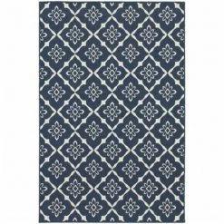 Sphinx By Oriental Weavers Oriental Weavers Meridian 5703B 2x3 Rectangle - Navy/ Ivory-Polypropylene