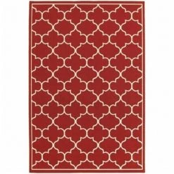 Sphinx By Oriental Weavers Oriental Weavers Meridian 1295R 2x3 Rectangle - Red/ Ivory-Polypropylene