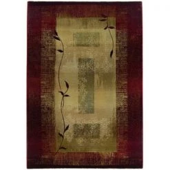 Sphinx By Oriental Weavers Oriental Weavers Generations 544X1 2x3 Rectangle - Red/ Beige-Polypropylene