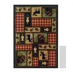 Sphinx By Oriental Weavers Oriental Weavers Hudson 1067A 2x8 Rectangle - Brown/ Red-Polypropylene