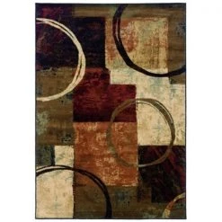 Sphinx By Oriental Weavers Oriental Weavers Hudson 2544B 2x3 Rectangle - Brown/ Black-Polypropylene