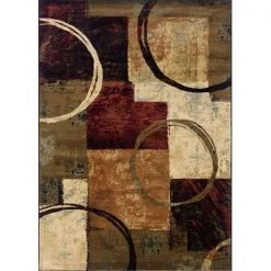 Sphinx By Oriental Weavers Oriental Weavers Hudson 2544B 5x8 Rectangle - Brown/ Black-Polypropylene
