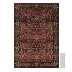 Sphinx By Oriental Weavers Oriental Weavers Kharma 465R4 2x8 Rectangle - Red/ Green-Polypropylene