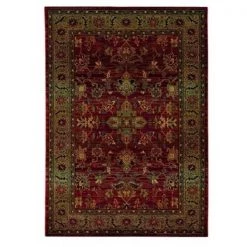 Sphinx By Oriental Weavers Oriental Weavers Kharma 836C4 3x5 Rectangle - Red/ Green-Polypropylene