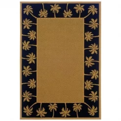 Sphinx By Oriental Weavers Oriental Weavers Lanai 606K5 3x5 Rectangle - Beige/ Black-Polypropylene