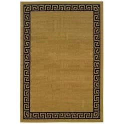 Sphinx By Oriental Weavers Oriental Weavers Lanai 782Y1 3x5 Rectangle - Beige/ Black-Polypropylene