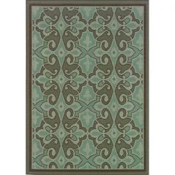 Sphinx By Oriental Weavers Oriental Weavers Montego 2335L 2x4 Rectangle - Blue/ Brown-Polypropylene