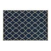Sphinx By Oriental Weavers Oriental Weavers Riviera 4770L 2x4 Rectangle - Navy/ Ivory-Polypropylene