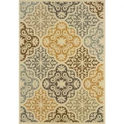 Sphinx By Oriental Weavers Oriental Weavers Bali 4904W 3x5 Rectangle - Ivory/ Grey-Polypropylene