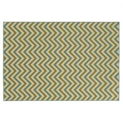 Sphinx By Oriental Weavers Oriental Weavers Riviera 4593U 3x5 Rectangle - Ivory/ Blue-Polypropylene