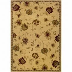 Sphinx By Oriental Weavers Oriental Weavers Amelia 008W6 2.6 ft X 4.5 Rectangle - Ivory/ Green-Polypropylene